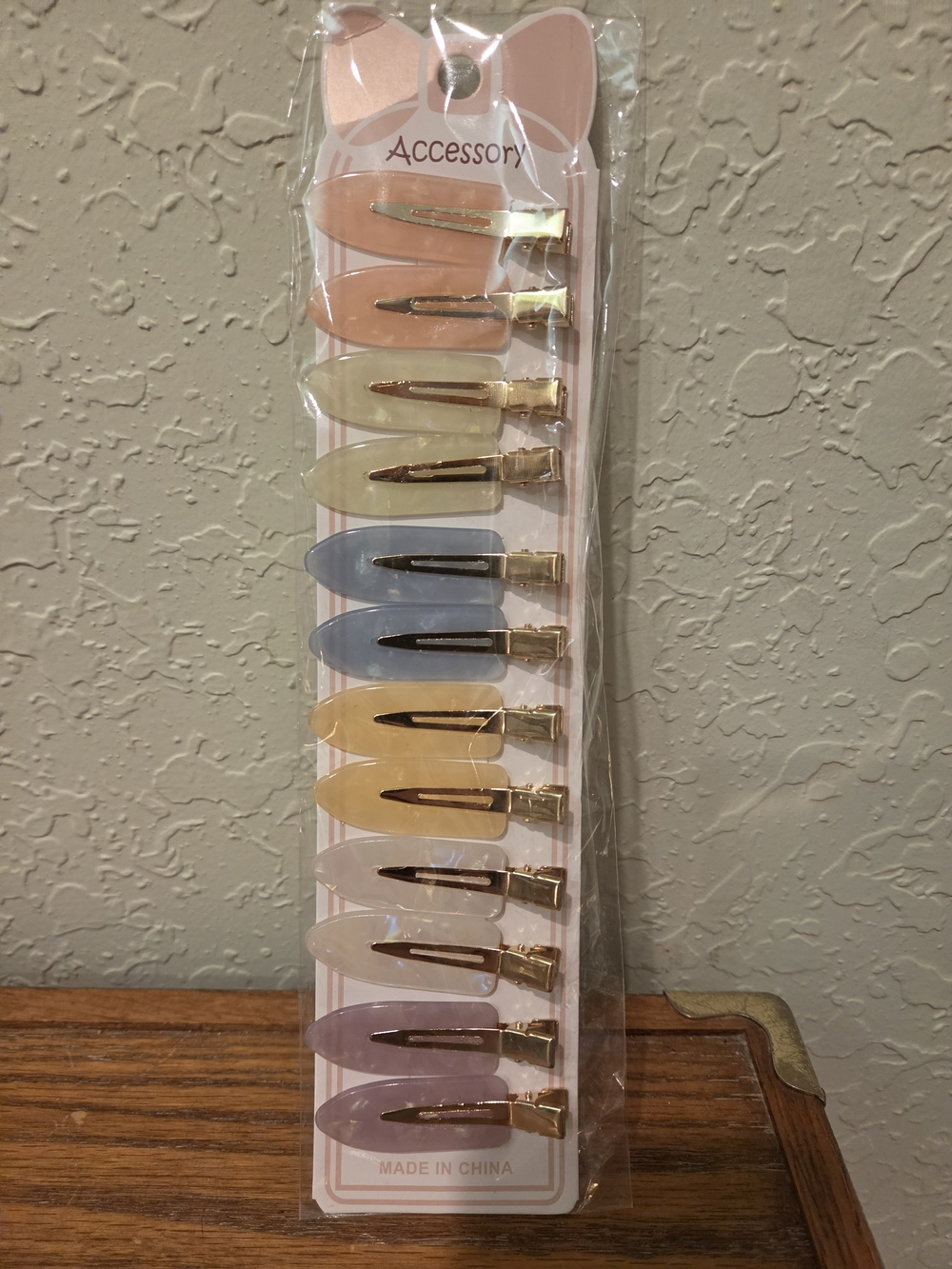 Pastel Mix Hair Clips - Multi-Color Set